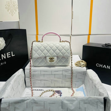 シャネル CHANEL CC-CH2431GYPJBM 2023年最新入荷 ミニ トップハンドルバッグ トートバッグ 斜め掛け ショルダーバッグ クロスボディバッグ