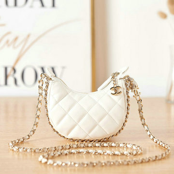 シャネル CHANEL CC-CH3232BS 2023年最新入荷 チェーンクラッチ ミニ ムーンバッグ 斜め掛け ショルダーバッグ クロスボディバッグ レディースかばん