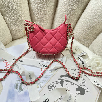 シャネル CHANEL CC-CH3232MH 2023年最新入荷 チェーンクラッチ ミニ ムーンバッグ 斜め掛け ショルダーバッグ クロスボディバッグ レディースかばん