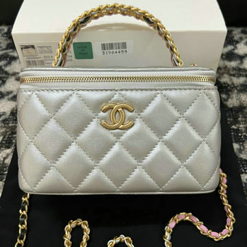 シャネル CHANEL CC-CH68135LYS 2023年最新入荷 チェーン クラッチ ヴァニティー ケース トートバッグ 斜め掛け ショルダーバッグ クロスボディバッグ