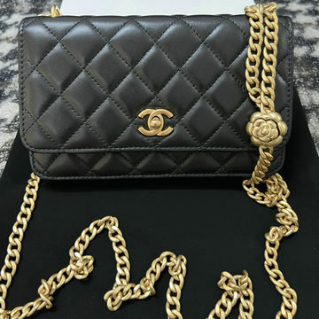 シャネル CHANEL CC-CH68138BK 2023年最新入荷 チェーンウォレット フラップバッグ 斜め掛け ショルダーバッグ クロスボディバッグ