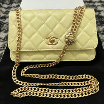シャネル CHANEL CC-CH68138YL 2023年最新入荷 チェーンウォレット フラップバッグ 斜め掛け ショルダーバッグ クロスボディバッグ