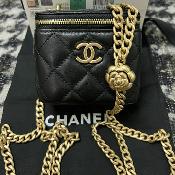 シャネル CHANEL CC-CH68139BK 2023年最新入荷 チェーン クラッチ ヴァニティー ケース 斜め掛け ショルダーバッグ クロスボディバッグ