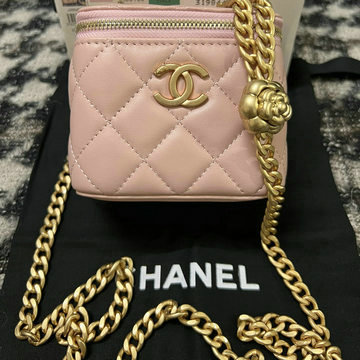 シャネル CHANEL CC-CH68139FH 2023年最新入荷 チェーン クラッチ ヴァニティー ケース 斜め掛け ショルダーバッグ クロスボディバッグ 化粧かばん