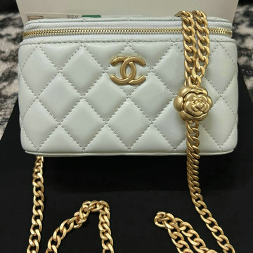 シャネル CHANEL CC-CH68140BS 2023年最新入荷 チェーン クラッチ ヴァニティー ケース 斜め掛け ショルダーバッグ クロスボディバッグ 化粧かばん