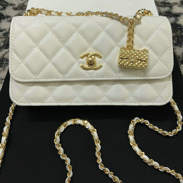シャネル CHANEL CC-CH68142BS 2023年最新入荷 チェーンウォレット フラップバッグ 斜め掛け ショルダーバッグ クロスボディバッグ