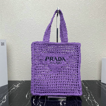 商品名称：プラダ PRADA 025-PD1BG393ZS 2023年最新入荷 ラフィア トートバッグ トップハンドルバッグ ハンドバッグ レディースかばん 内張りなし ラフィアハンドル