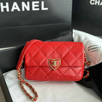 シャネル CHANEL CC-CH3986RD 2023年最新入荷 スモール フラップバッグ 斜め掛け ショルダーバッグ クロスボディバッグ レディースかばん