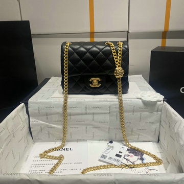 シャネル CHANEL CC-CH4040BK 2023年最新入荷 スモール フラップバッグ 斜め掛け ショルダーバッグ クロスボディバッグ レディースかばん