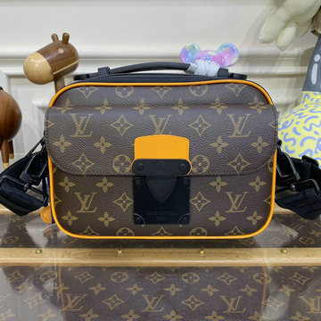ルイヴィトン LOUISVUITTON 057-M46688 2023年最新入荷 S ロック メッセンジャーバッグ 斜め掛け ショルダーバッグ クロスボディバッグ スクエアバッグ