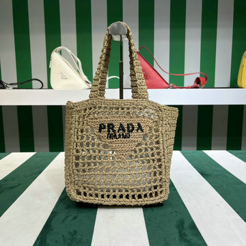 商品名称：プラダ PRADA 99-PD1BG444XS 2023年最新入荷 ラフィア トートバッグ ハンドバッグ ホーボーバッグ 肩掛け ショルダーバッグ レディースかばん