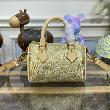 ルイヴィトン LOUISVUITTON 057-M82242 2023年最新入荷 ナノ スピーディ バンドリエール ボストンバッグ トートバッグ ショルダーバッグ