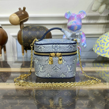 ルイヴィトン LOUISVUITTON 057-M82467Q 2023年最新入荷 ミクロヴァニティ 斜め掛け ショルダーバッグ クロスボディバッグ 化粧かばん モノグラムキャンバス