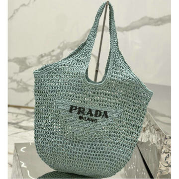 商品名称：プラダ PRADA 99-PD1BG424QG 2023年最新入荷 ラフィア トートバッグ ハンドバッグ ホーボーバッグ 肩掛け ショルダーバッグ レディースかばん