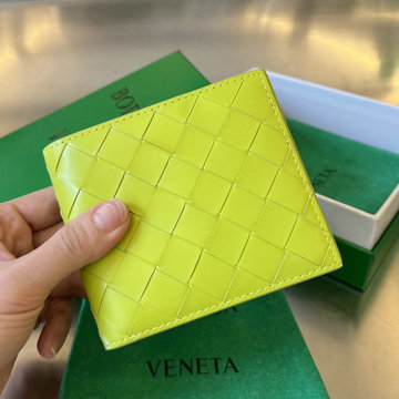 ボッテガヴェネタ BOTTEGAVENETA aj-BOV605721PYK  2023年最新入荷 イントレチャート 二つ折り短財布 ショートウォレット カード入れ 札入れ