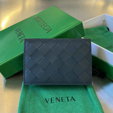 商品名称：ボッテガヴェネタ BOTTEGAVENETA aj-BOV605720QSL 2023年最新入荷 イントレチャート カードケース 二つ折り短財布 名刺入れ