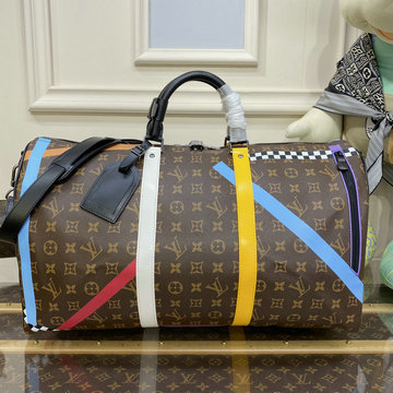 ルイヴィトン LOUISVUITTON  057-M55819 2020年最新入荷 キーポル バンドリエール 50 トラベルバッグ ボストンバッグ 旅行かばん モノグラムキャンパス