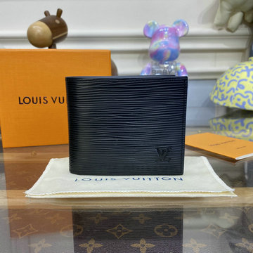 ルイヴィトン LOUISVUITTON  057-M62289 2019年最新入荷 ポルトフォイユ マルコ NM 二つ折り短財布 カードケース 小銭入れ エピレザー