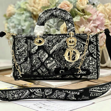 クリスチャンディオール CHRISTIAN DIOR GH-CD9031BLBK 2023年最新入荷 Lady D-JOY トートバッグ ハンドバッグ 2way ショルダーバッグ