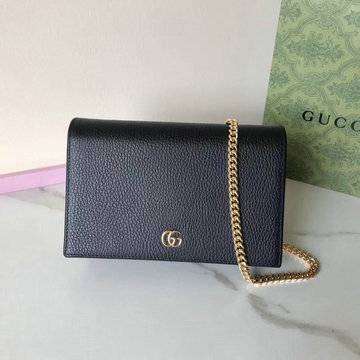 商品名称：グッチ GUCCI GH-GG497985JBK 2023年最新入荷 チェーンウォレット 斜め掛け ショルダーバッグ クロスボディバッグ レディースかばん