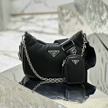 プラダ PRADA GH-PD1BH204PBK2023年最新入荷 Re-Edition 2005 ミニバッグ 斜め掛け ショルダーバッグ クロスボディバッグ