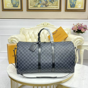 ルイヴィトン LOUISVUITTON 057-N41413　2023年最新入荷 キーポル バンドリエール 50 トラベルバッグ ダッフルバッグ 旅行かばん ボストンバッグ トートバッグ