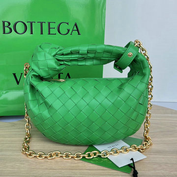 ボッテガヴェネタ BOTTEGAVENETA aj-BOV709562GL  2023年最新入荷 ミニ ジョディ ホーボーバッグ ハンドバッグ チェーン付き ショルダーバッグ