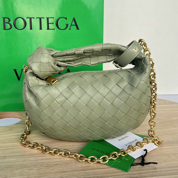 ボッテガヴェネタ BOTTEGAVENETA aj-BOV709562QG 2023年最新入荷 ミニ ジョディ ホーボーバッグ ハンドバッグ チェーン付き ショルダーバッグ