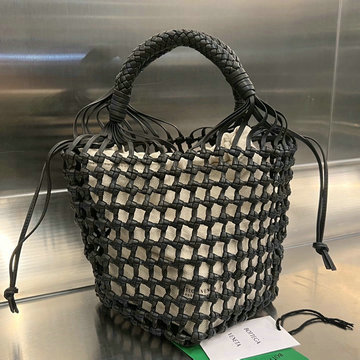 ボッテガヴェネタ BOTTEGAVENETA aj-BOV709612BK 2023年最新入荷 カヴァリーノ ホーボーバッグ ハンドバッグ ドローストリングポーチ トートバッグ