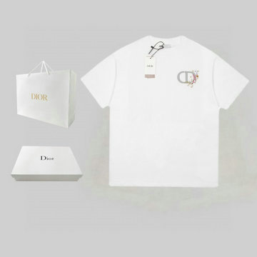 クリスチャンディオール CHRISTIAN DIOR TDCD23013 2023年最新入荷 Tシャツ 半袖 ショートスリーブ スウェットシャツ 短袖 クルーネック トップス 男女兼用