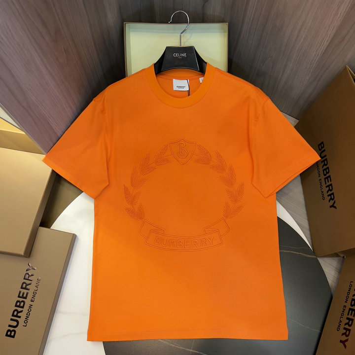 バーパリー BURBERRY MS-TDBR23017 2023年最新入荷 Tシャツ 半袖 ショートスリーブ スウェットシャツ 短袖 クルーネック トップス レジャーシャツ 男女兼用