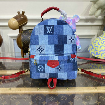 ルイヴィトン LOUISVUITTON  057-M45043 2020年最新入荷 パームスプリングス バックパック MINI リュック リュックサック レディースかばん デニムモノグラム