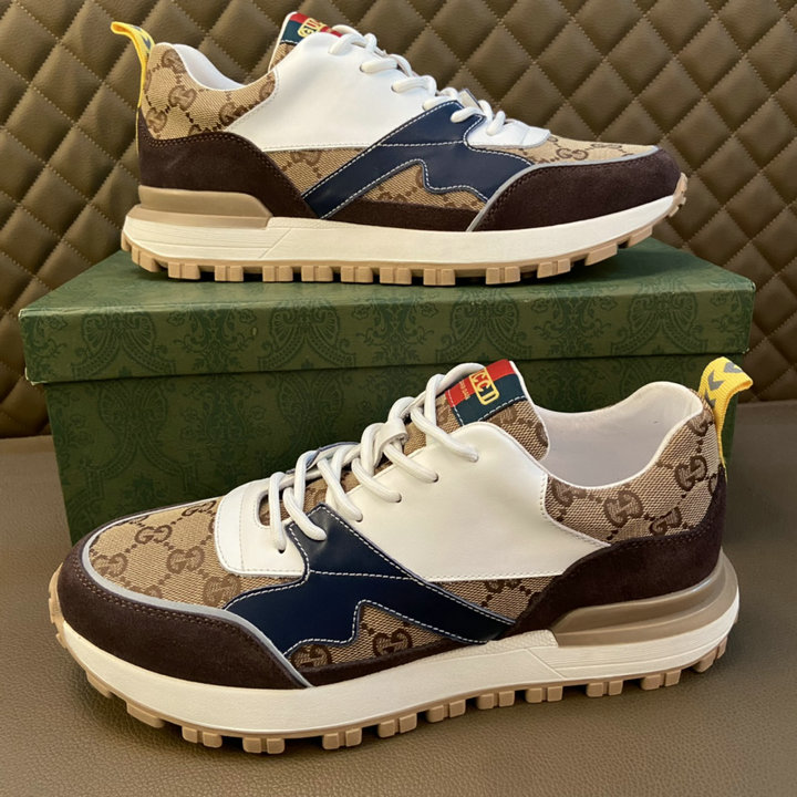 商品名称：グッチ GUCCI MS-GGJ23016 2023年最新入荷 スニーカー レースアップシューズ メンズシューズ カジュアルシューズ スポーツシューズ