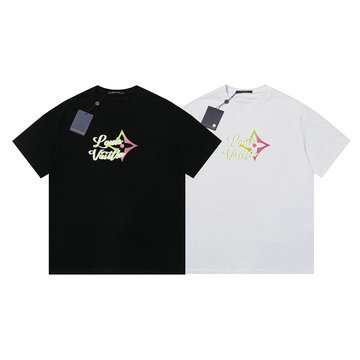 ルイヴィトン LOUISVUITTON MS-TDLV23112 2023年最新入荷 Tシャツ 半袖 ショートスリーブ スウェットシャツ 短袖 クルーネック トップス レジャーシャツ 男女兼用