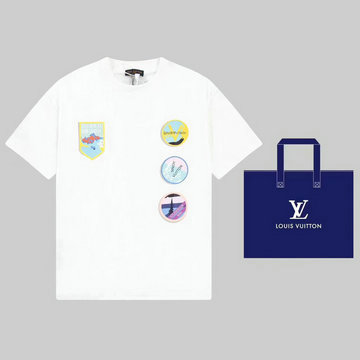 ルイヴィトン LOUISVUITTON MS-TDLV23113 2023年最新入荷 Tシャツ 半袖 ショートスリーブ スウェットシャツ 短袖 クルーネック トップス レジャーシャツ