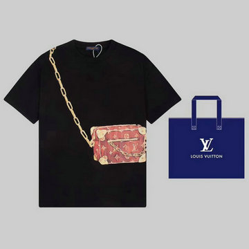 ルイヴィトン LOUISVUITTON MS-TDLV23116 2023年最新入荷 Tシャツ 半袖 ショートスリーブ スウェットシャツ 短袖 クルーネック トップス レジャーシャツ