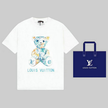 ルイヴィトン LOUISVUITTON MS-TDLV23121 2023年最新入荷 Tシャツ 半袖 ショートスリーブ スウェットシャツ 短袖 クルーネック トップス レジャーシャツ 男女兼用