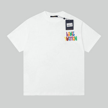 商品名称：ルイヴィトン LOUISVUITTON MS-TDLV23124 2023年最新入荷 Tシャツ 半袖 ショートスリーブ スウェットシャツ 短袖 クルーネック トップス レジャーシャツ 男女兼用