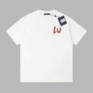 商品名称：ルイヴィトン LOUISVUITTON MS-TDLV23125 2023年最新入荷 Tシャツ 半袖 ショートスリーブ スウェットシャツ 短袖 クルーネック トップス レジャーシャツ 男女兼用