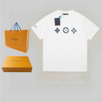 ルイヴィトン LOUISVUITTON MS-TDLV23126 2023年最新入荷 Tシャツ 半袖 ショートスリーブ スウェットシャツ 短袖 クルーネック トップス レジャーシャツ 男女兼用