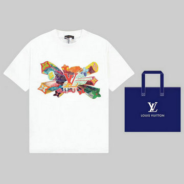 商品名称：ルイヴィトン LOUISVUITTON MS-TDLV23122 2023年最新入荷 Tシャツ 半袖 ショートスリーブ スウェットシャツ 短袖 クルーネック トップス レジャーシャツ 男女兼用