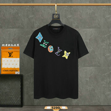 ルイヴィトン LOUISVUITTON MS-TDLV23134 2023年最新入荷 Tシャツ 半袖 ショートスリーブ スウェットシャツ 短袖 クルーネック トップス レジャーシャツ 男女兼用