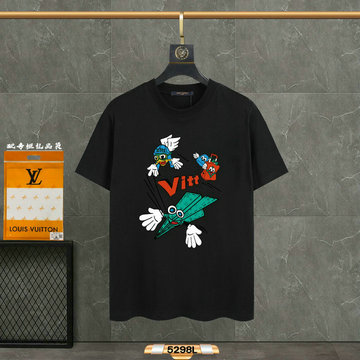 ルイヴィトン LOUISVUITTON MS-TDLV23136 2023年最新入荷 Tシャツ 半袖 ショートスリーブ スウェットシャツ 短袖 クルーネック トップス レジャーシャツ 男女兼用