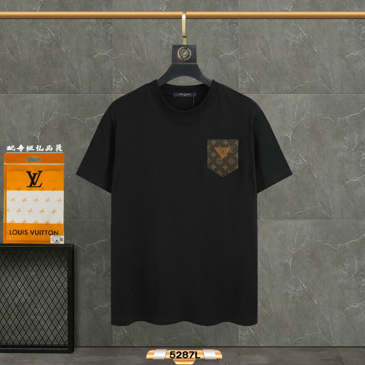 ルイヴィトン LOUISVUITTON MS-TDLV23139  2023年最新入荷 Tシャツ 半袖 ショートスリーブ スウェットシャツ 短袖 クルーネック トップス レジャーシャツ 男女兼用