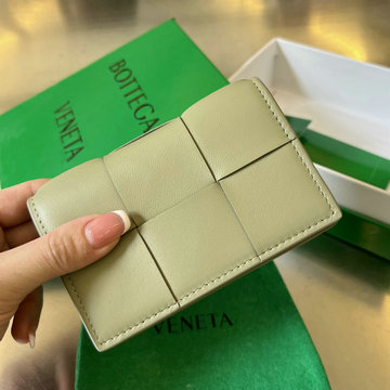 ボッテガヴェネタ BOTTEGAVENETA aj-BOV651396QX 2023年最新入荷 カセット ビジネスカードケース フラップ短財布 名刺入れ