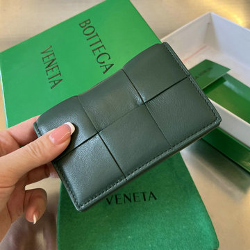 商品名称：ボッテガヴェネタ BOTTEGAVENETA aj-BOV651396SG  2023年最新入荷 カセット ビジネスカードケース フラップ短財布 名刺入れ