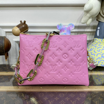 ルイヴィトン LOUISVUITTON 057-M22395 2023年最新入荷 クッサン PM 斜め掛け ショルダーバッグ クロスボディバッグ ウィメンズバッグ ラムレザー