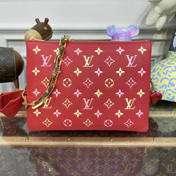 商品名称：ルイヴィトン LOUISVUITTON 057-M22397 2023年最新入荷 クッサン PM 斜め掛け ショルダーバッグ クロスボディバッグ ウィメンズバッグ ラムレザー