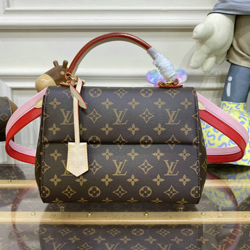 ルイヴィトン LOUISVUITTON 057-M43792 2023年最新入荷 クリュニー BB トートバッグ ハンドバッグ ハンドバッグ 2way ショルダーバッグ モノグラムキャンパス