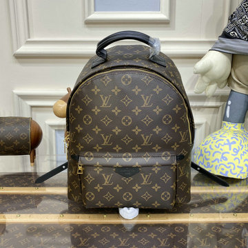 ルイヴィトン LOUISVUITTON 057-M44874 2023年最新入荷 パームスプリングス バックパック MM リュックサック レディース リュック モノグラム リバース キャンバス